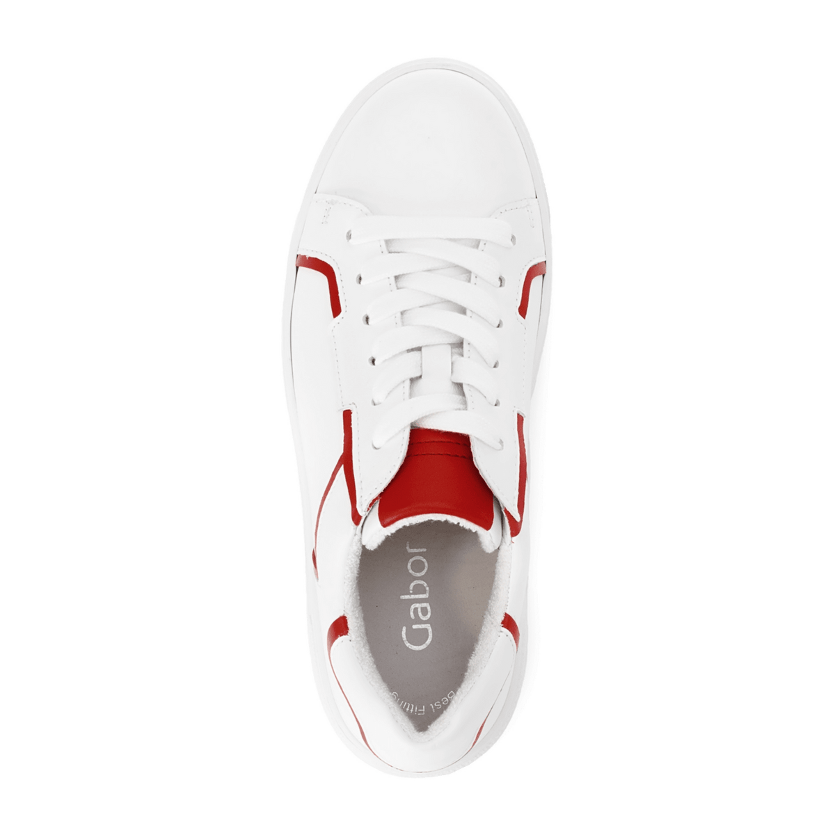 Gabor Women's Low-Top Sneakers White Flame