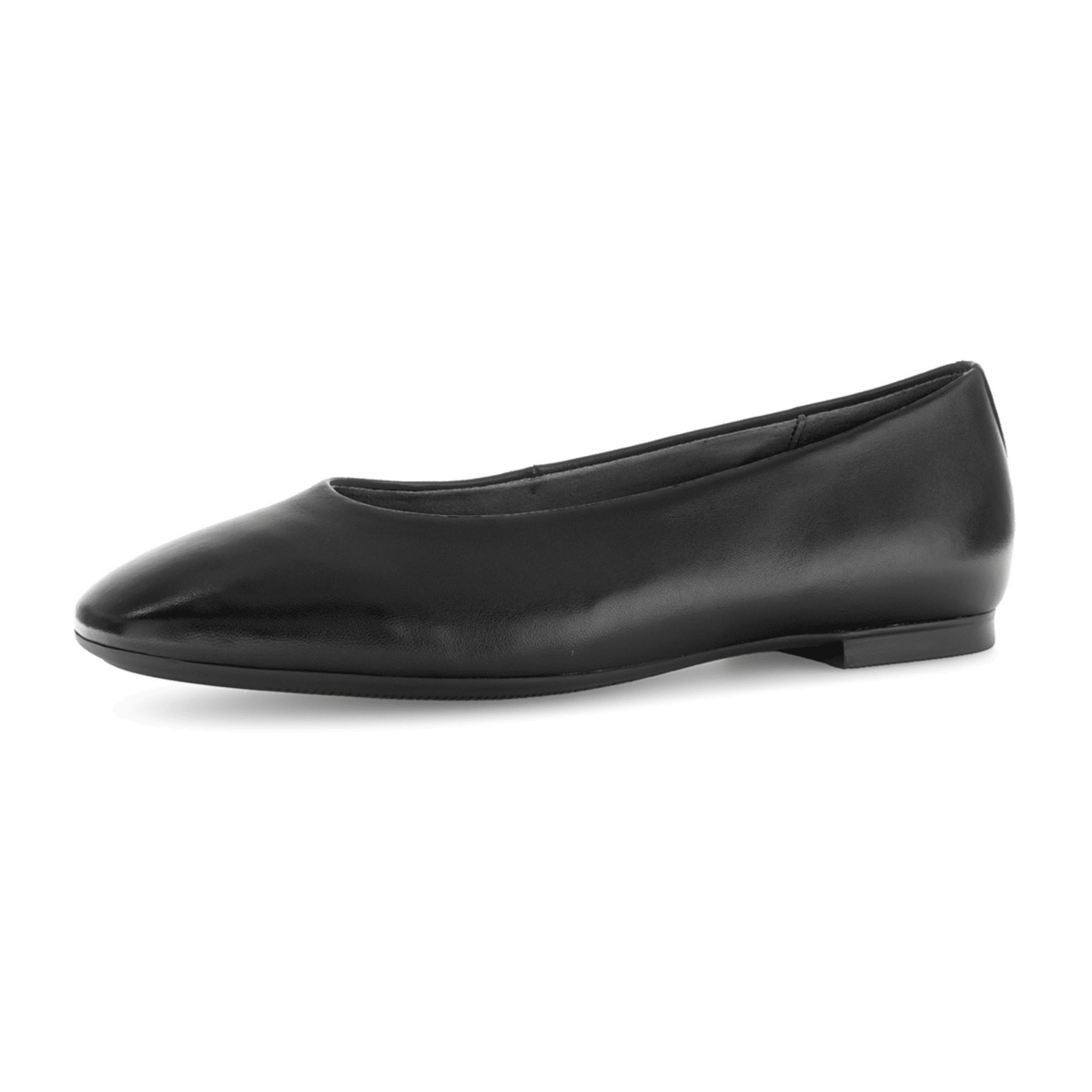 Gabor Women's Classic Ballet Flats Black Leather