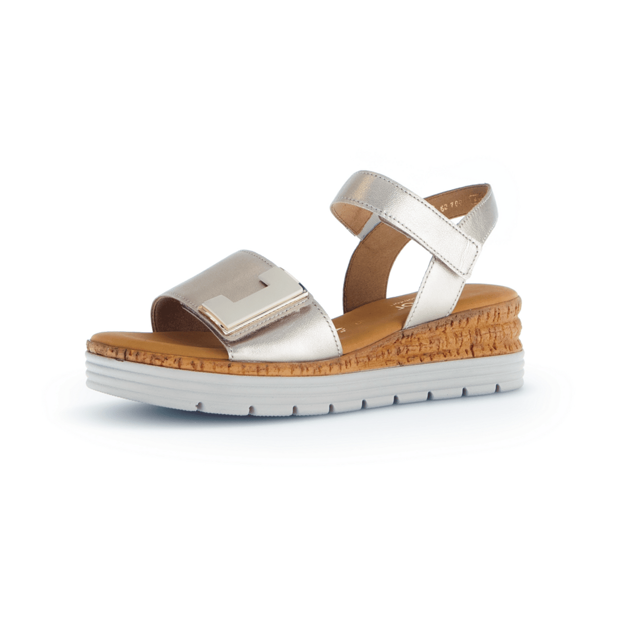 Gabor Comfort Women's Wedge Sandals - Textile Open Toe Casual Sandals