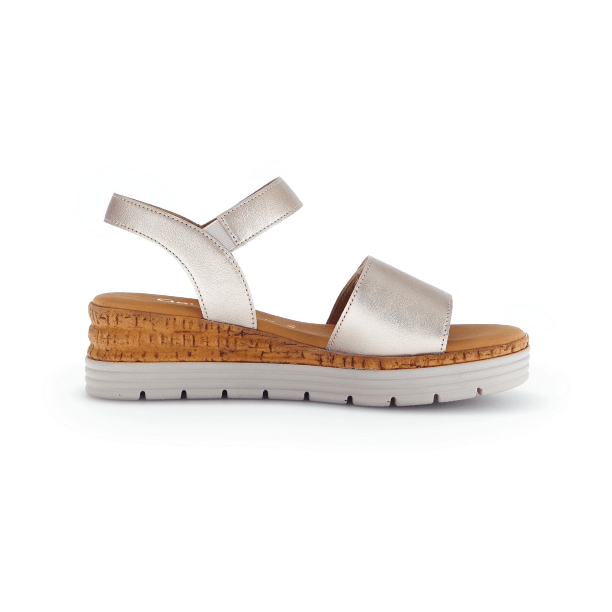 Gabor Comfort Women's Wedge Sandals - Textile Open Toe Casual Sandals