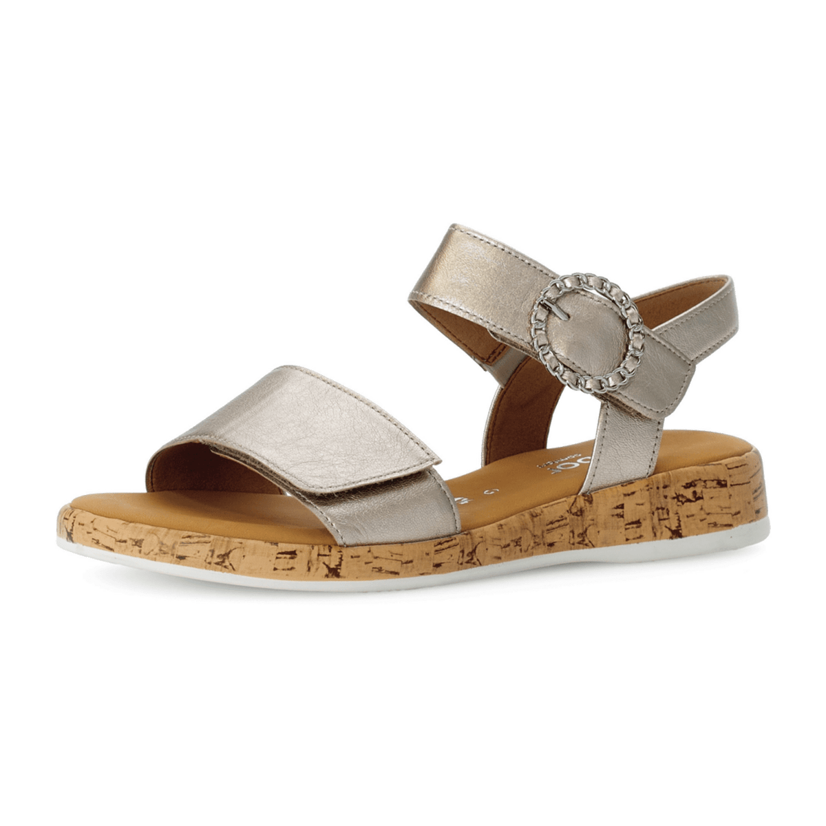 Gabor Women's Comfort Sandals - Leather Strappy Flat Summer Shoes