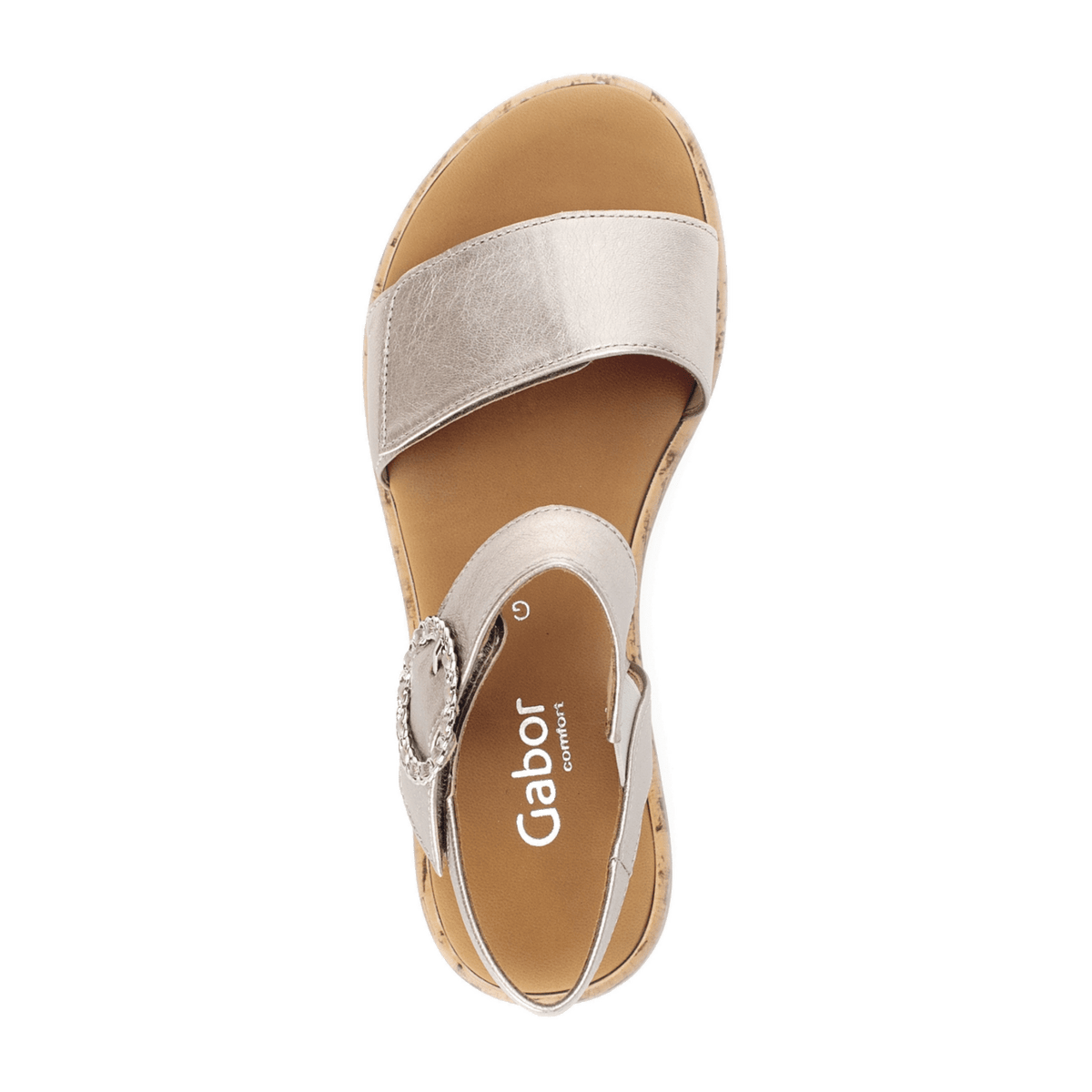 Gabor Women's Comfort Sandals - Leather Strappy Flat Summer Shoes