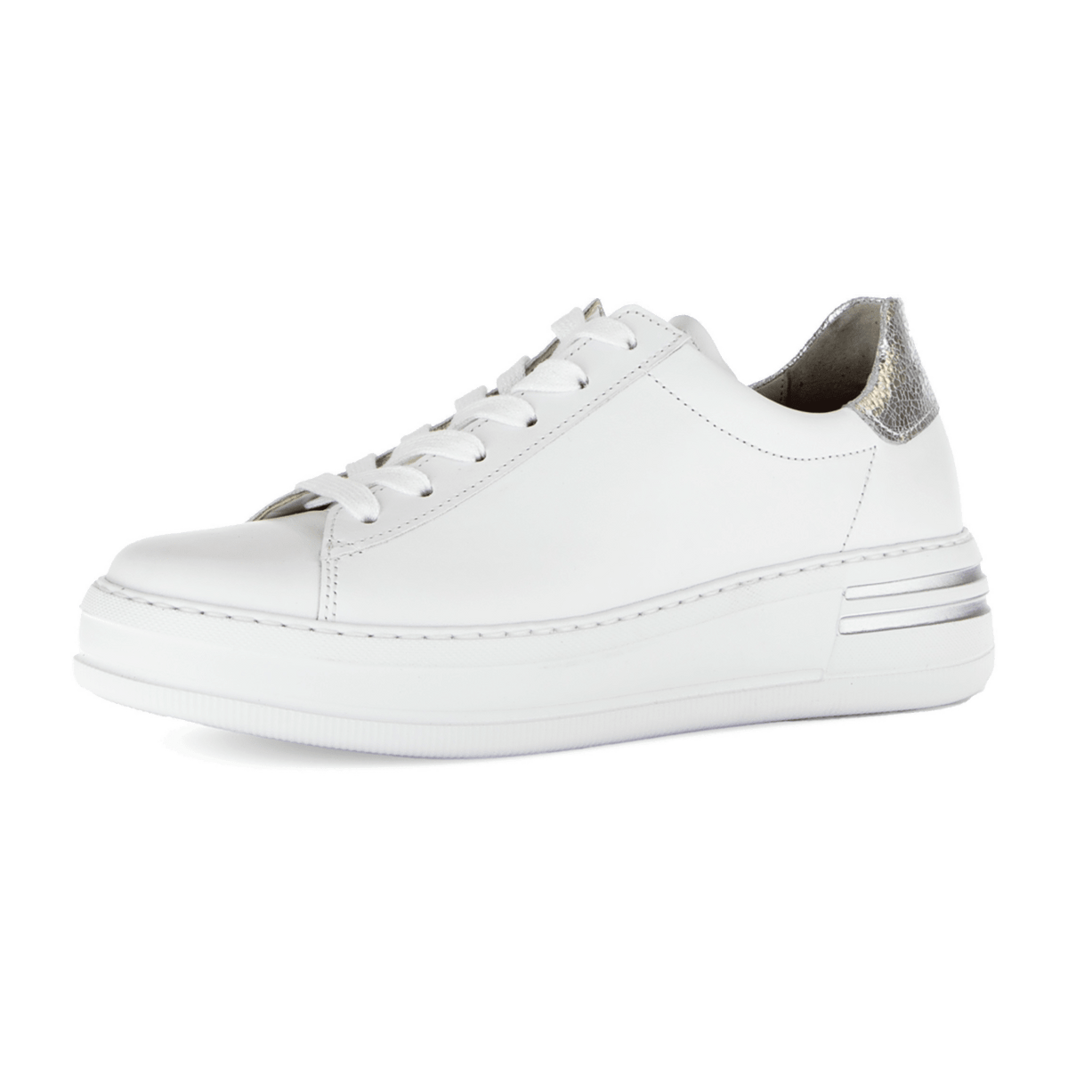 Gabor Comfort Women's Low-Top Sneakers White Leather