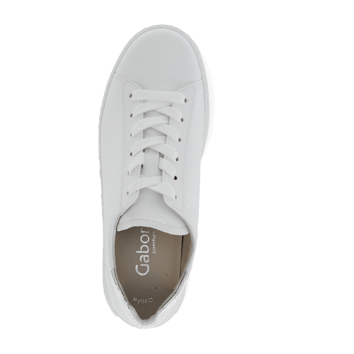 Gabor Comfort Women's Low-Top Sneakers White Leather