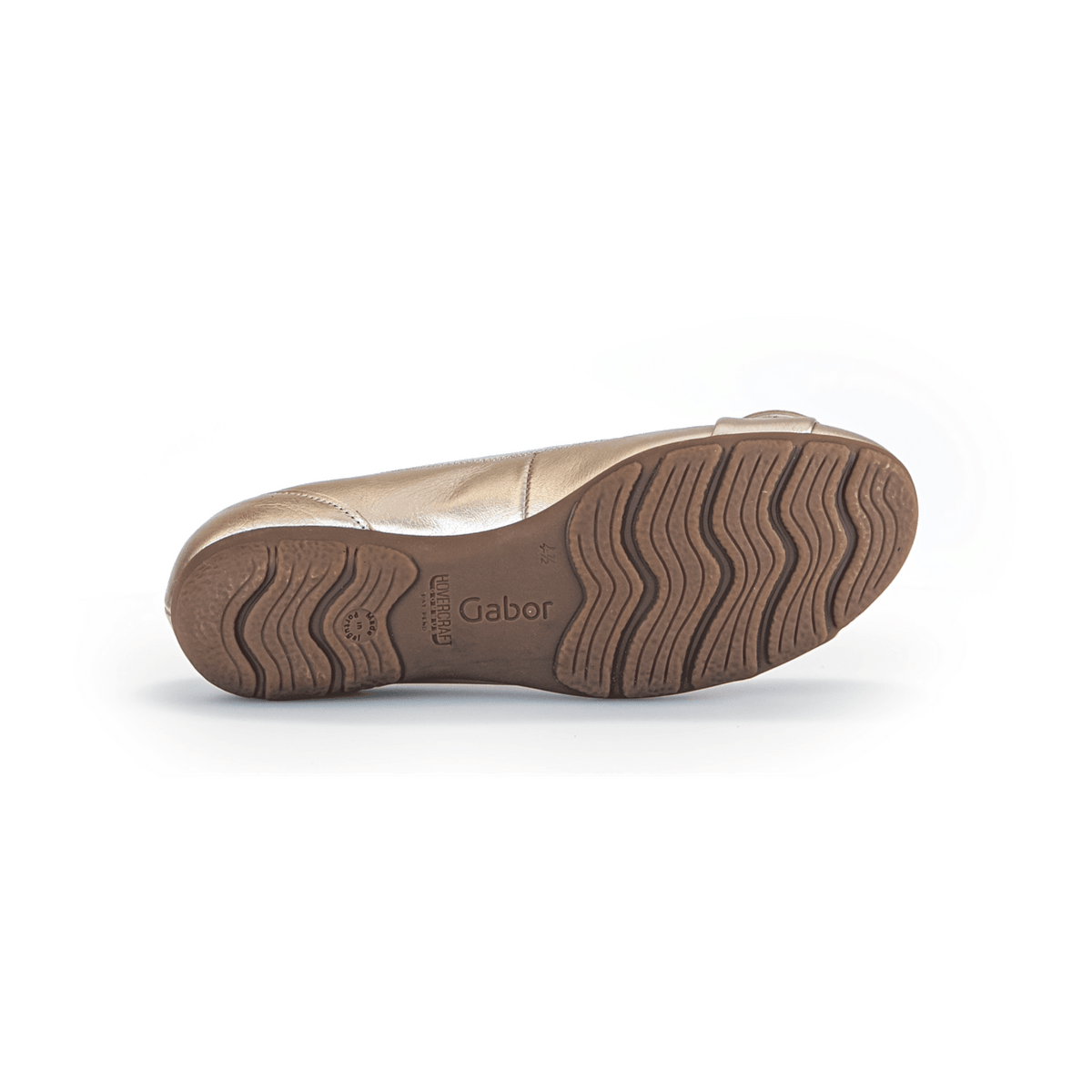 Gabor Women's Classic Ballet Flats Leather Powder