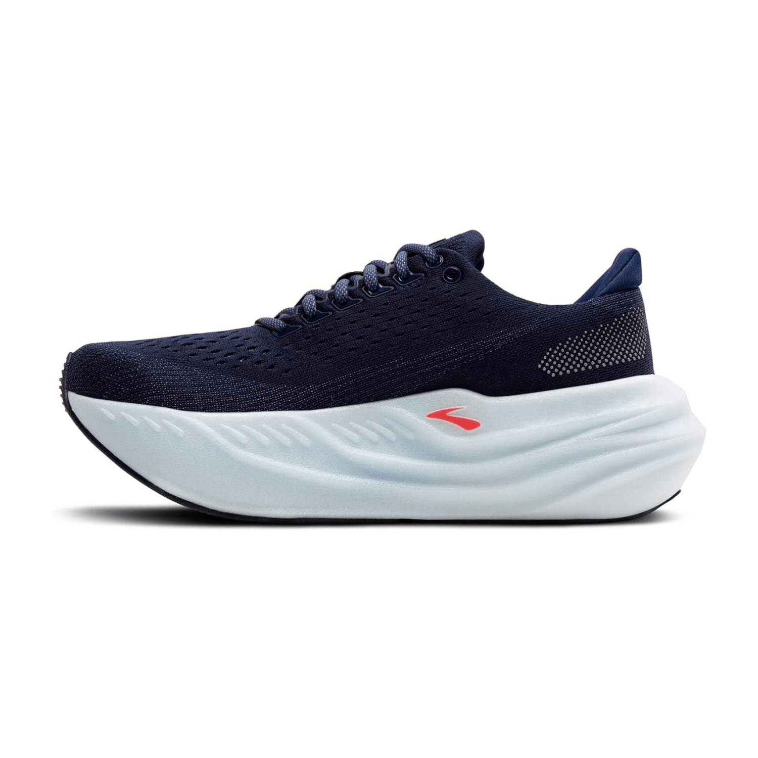 Brooks Glycerin Max Sneakers for Women, Blue Nylon Lace-Up Shoes