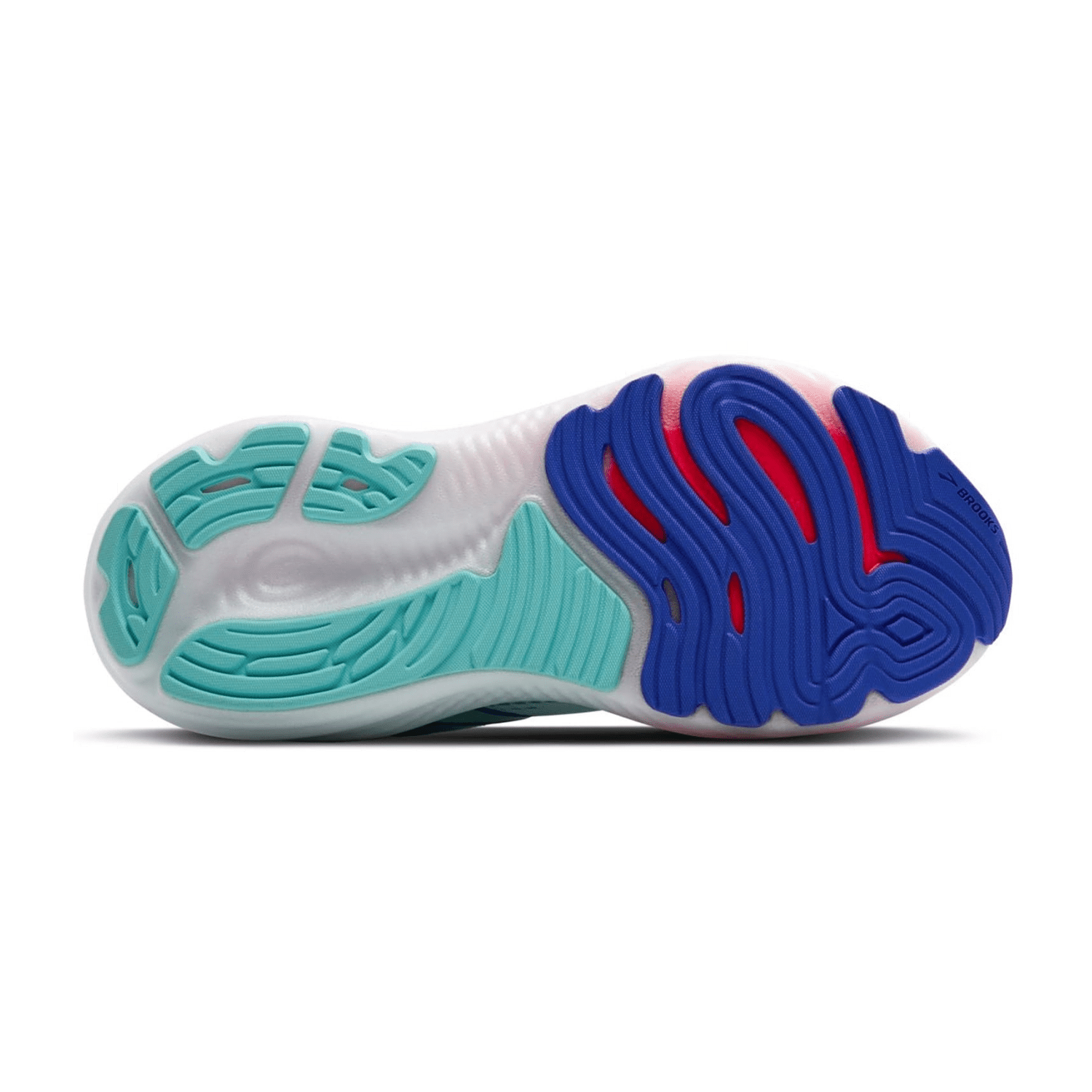 Brooks Glycerin GTS 22 Women's Running Shoes, Lace-Up, White/Limpet Shell/Amparo Blue, Textile Upper