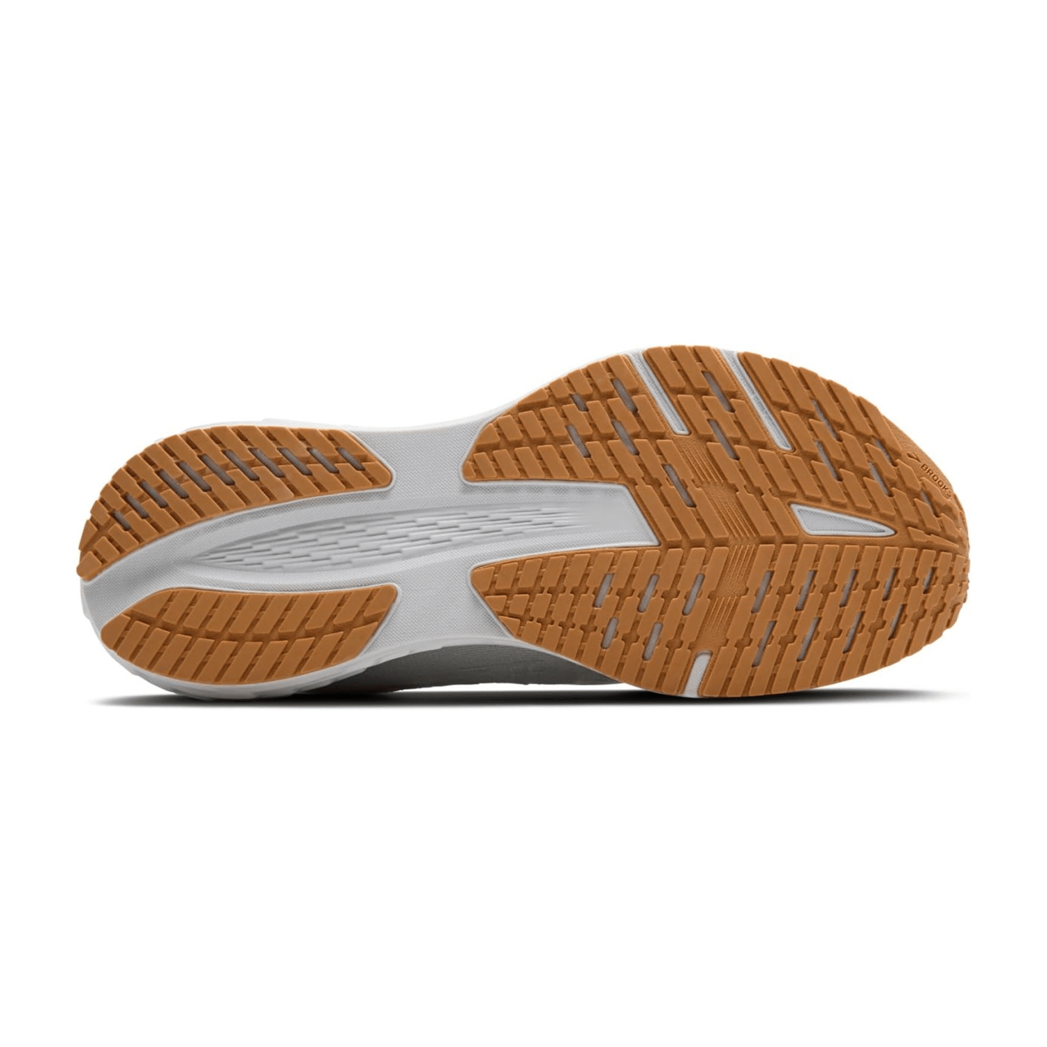 Brooks Launch 11 Men's Running Shoes in White with Lace-Up Closure and Rubber Outsole