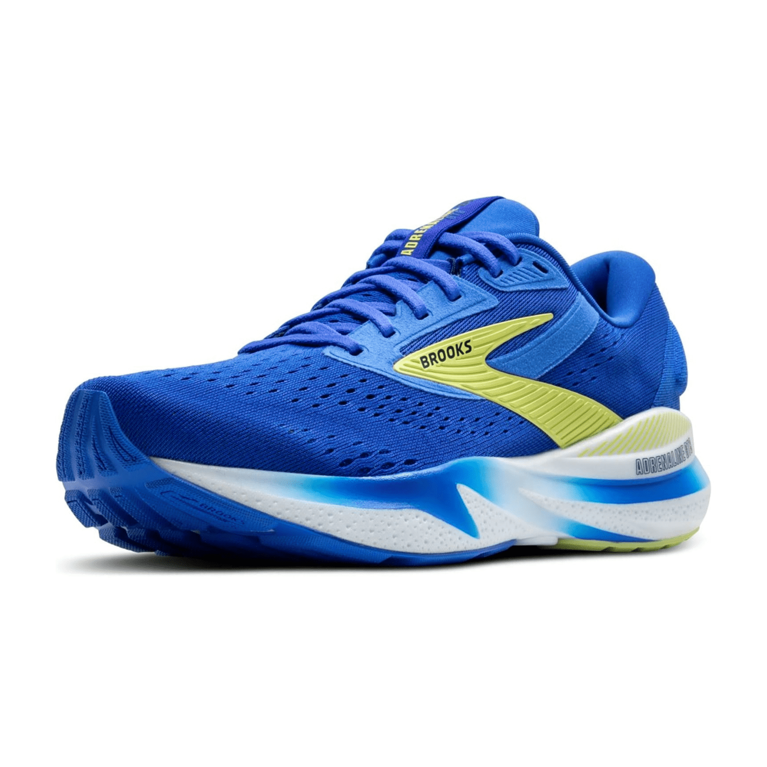 Brooks Adrenaline GTS 24 Men's Running Shoes, Lace-Up, Blue, Polyester-Nylon