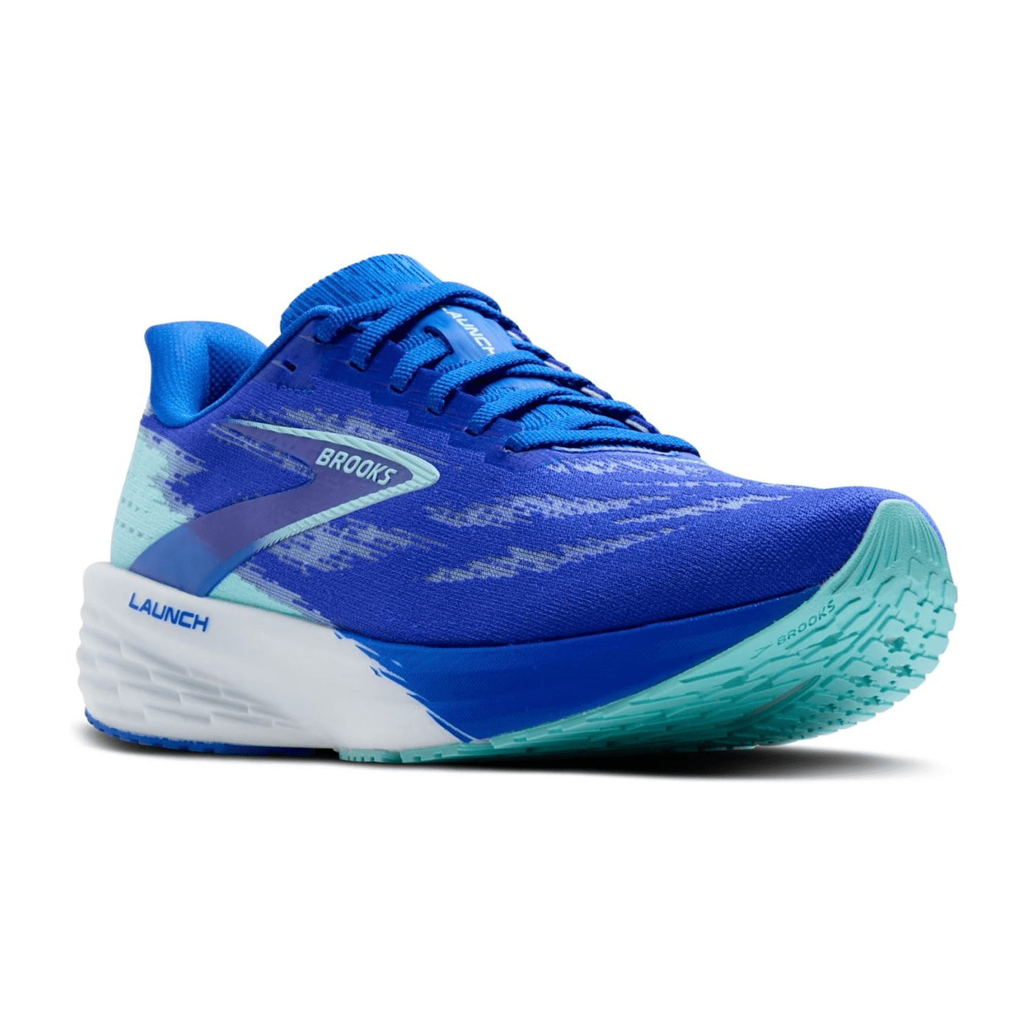 Brooks Launch 11 Men's Running Shoes in Blue, Lace-Up Closure, Round Toe, Rubber Outsole