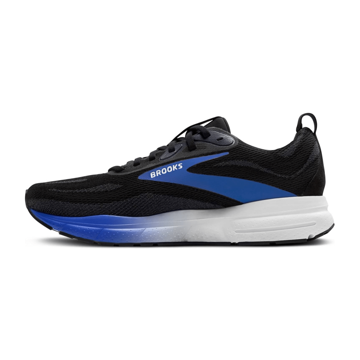 Brooks Trace 4 Men's Running Shoes, Lace-Up, Mesh Upper, Black / Cobalt