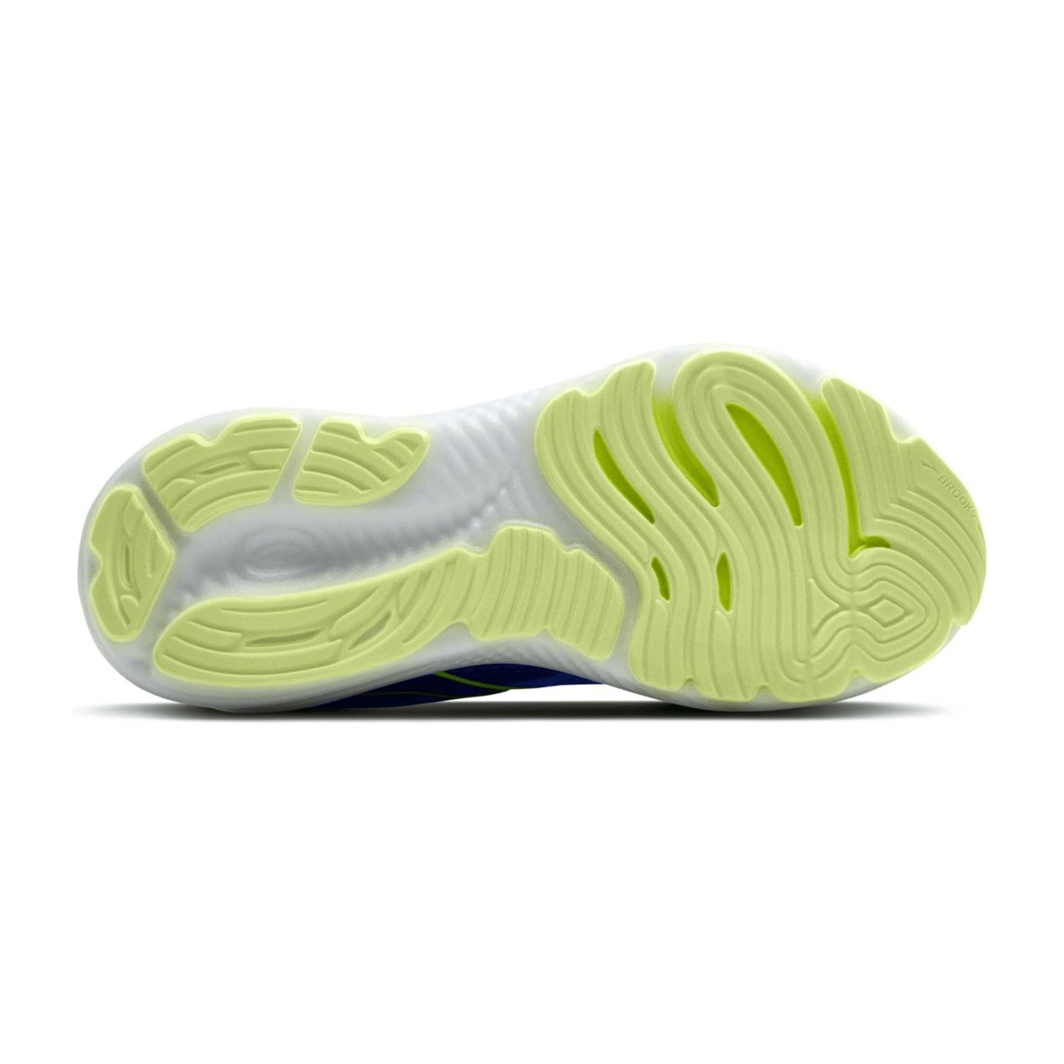 Brooks Glycerin 22 Men's Running Shoes in Black/Cobalt/Neo Yellow - Synthetic Upper for Long-Distance Road Running