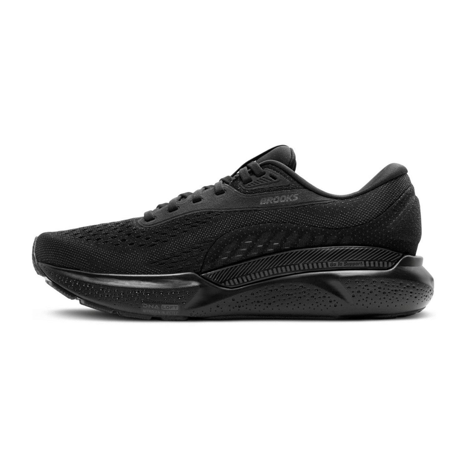 Brooks Adrenaline GTS 24 Men's Running Shoes, Black Synthetic