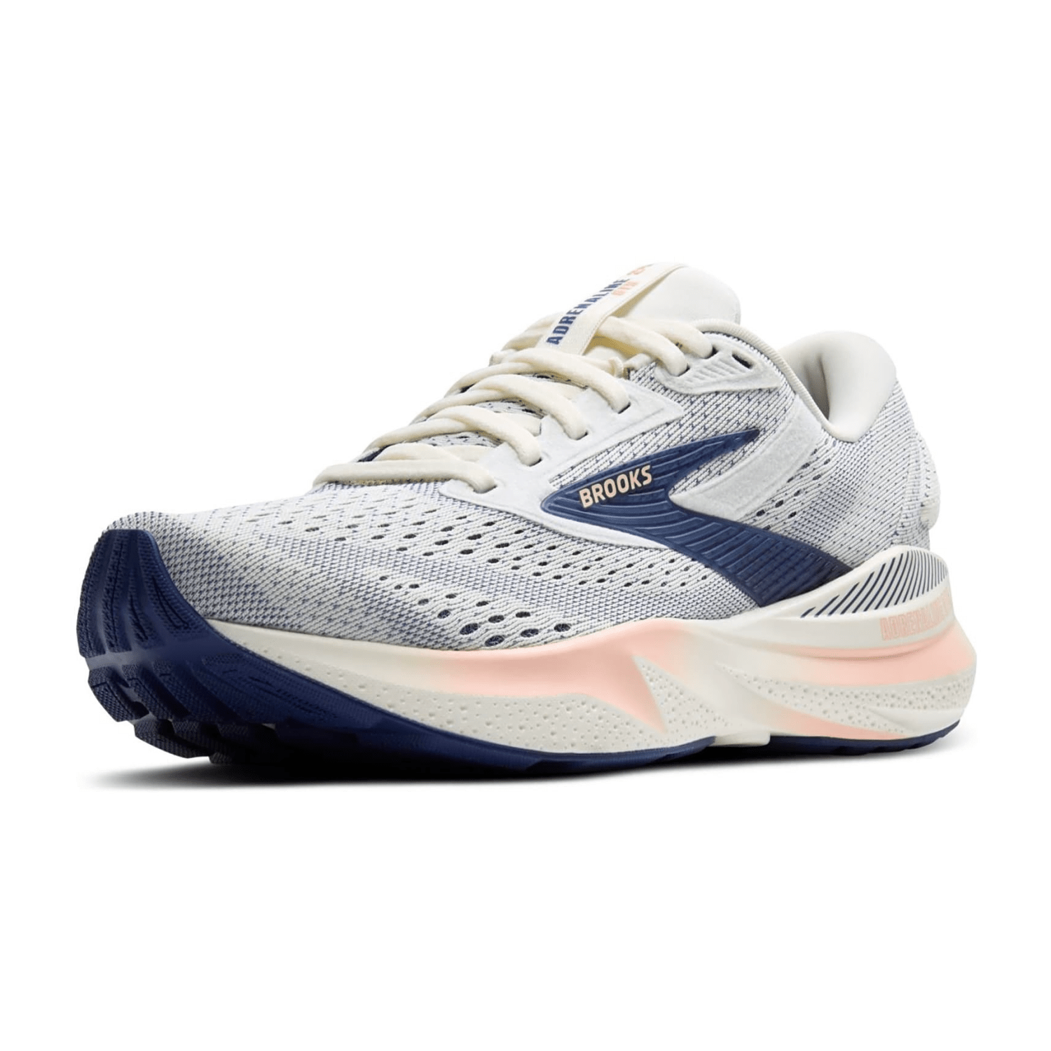 Brooks Adrenaline GTS 24 Women's Running Shoes - Grey Mesh, Textile Lining, Rubber Sole