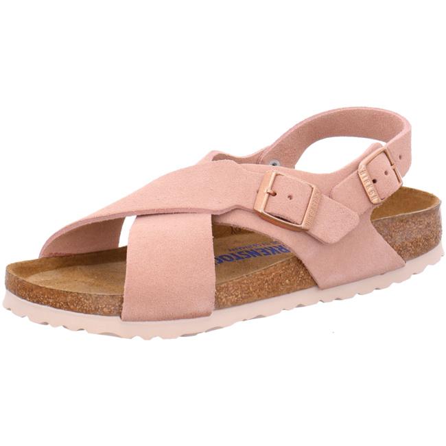 Birkenstock Tulum Light Rose SFB Suede Leather Slingback Ankle Strap Sandals Slides narrow - Bartel-Shop