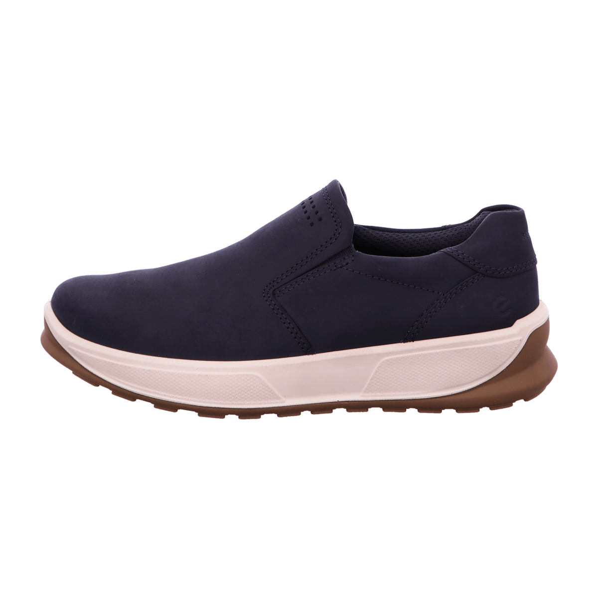 ECCO Byway 2.0 Men's Slip-On Trekking Shoes Blue Leather