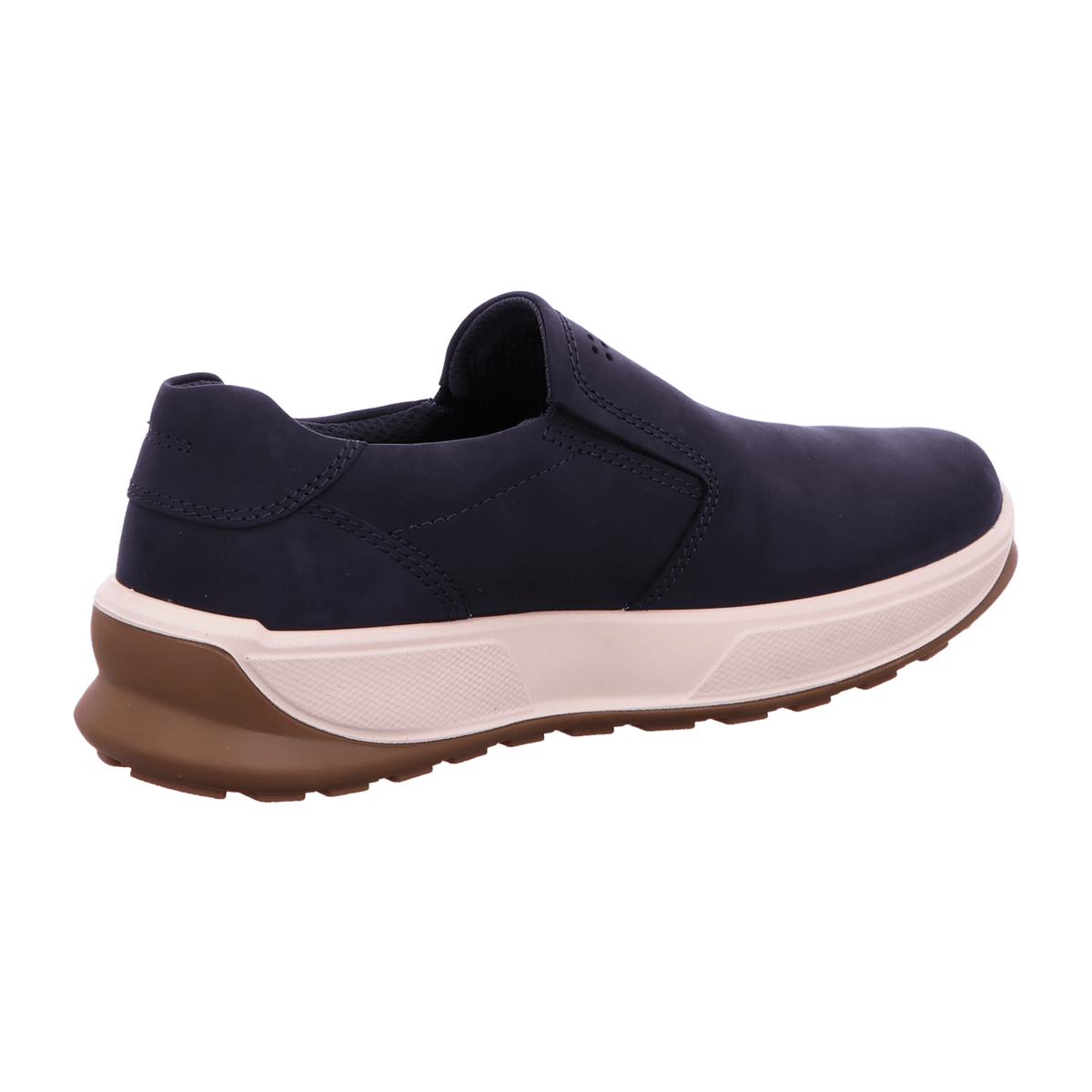 ECCO Byway 2.0 Men's Slip-On Trekking Shoes Blue Leather