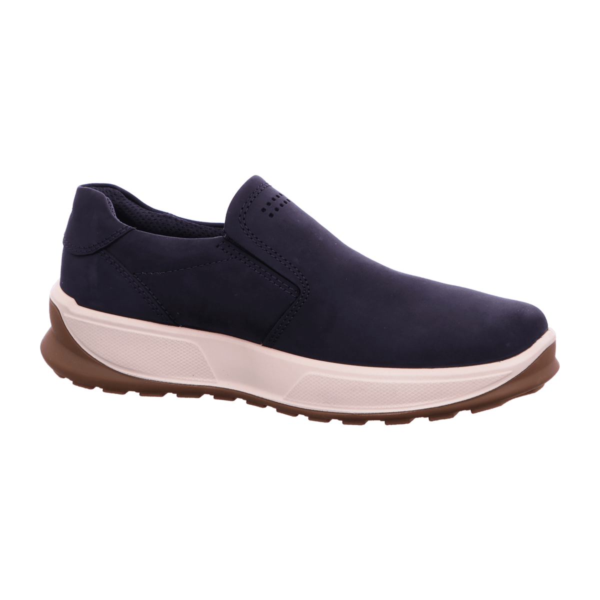 ECCO Byway 2.0 Men's Slip-On Trekking Shoes Blue Leather
