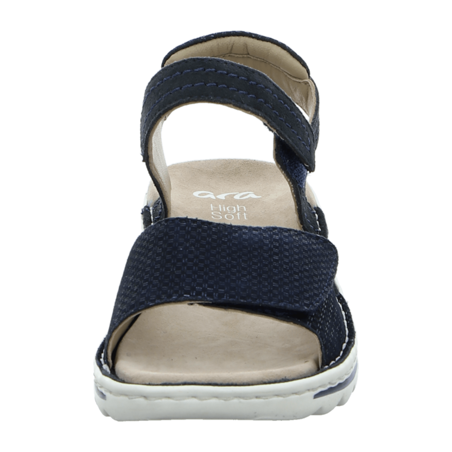 ARA TAMPA Women's Suede Hook-and-Loop Sandals Classic Blue