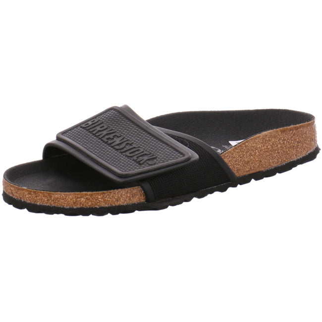 Birkenstock Tema Slides narrow Black Microfibre Shoes Sandals Slippers - Bartel-Shop