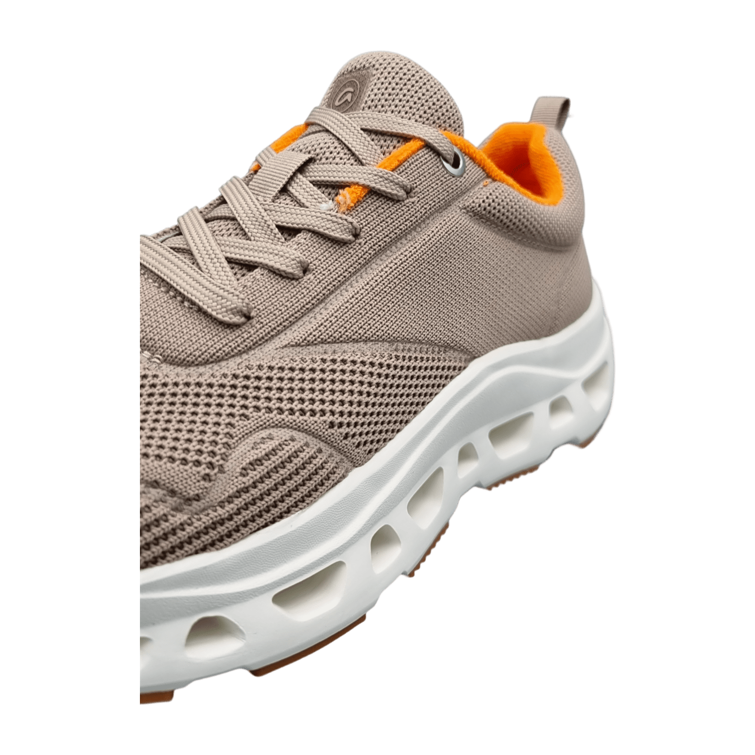 ARA RIO Women's Sneakers in Beige Textile with Lace-Up Closure