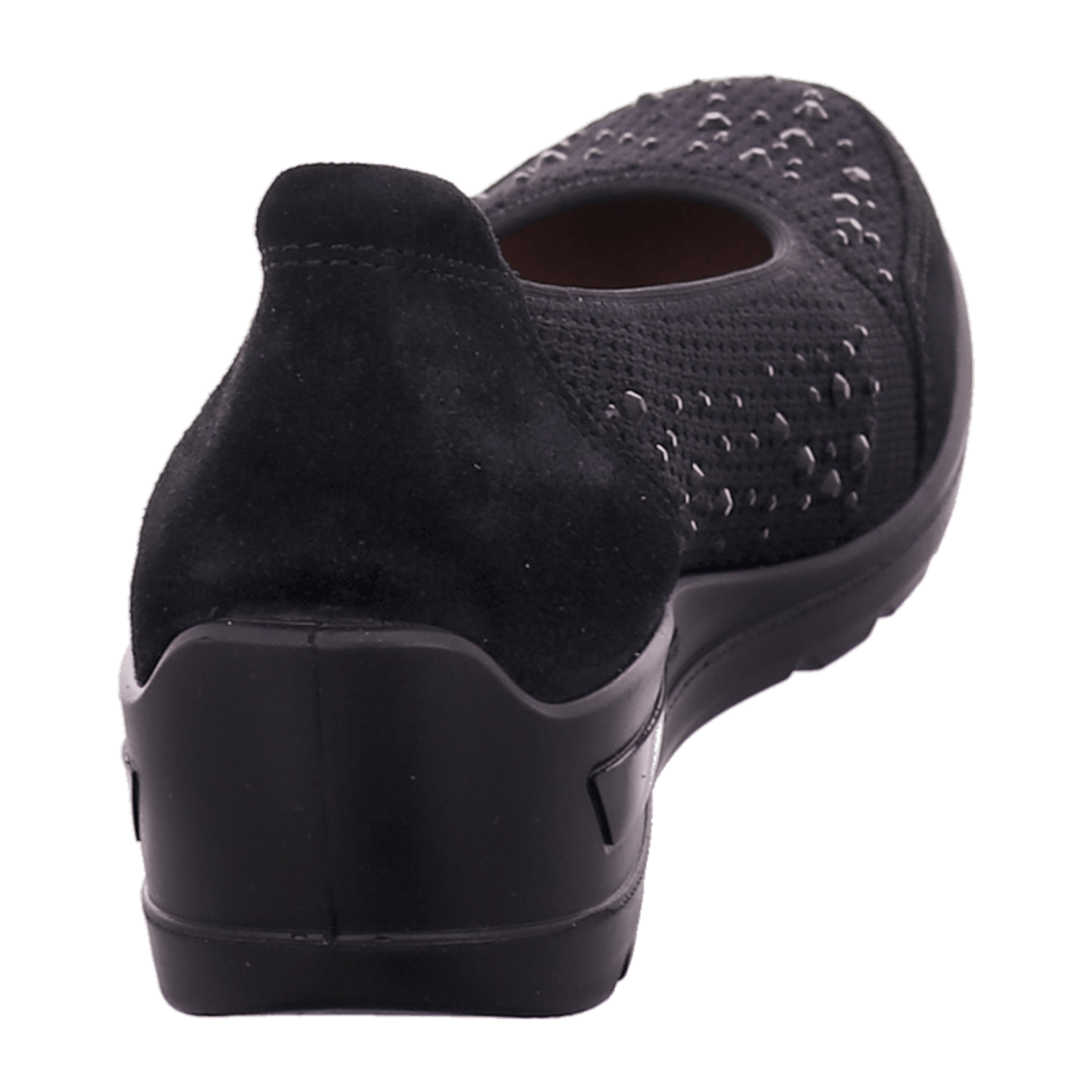 ARA ZÜRICH Women's Pumps Black Textile Slip-On with Round Toe