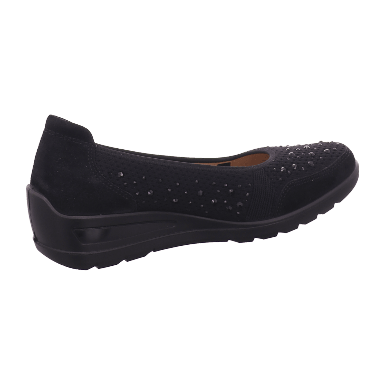 ARA ZÜRICH Women's Pumps Black Textile Slip-On with Round Toe