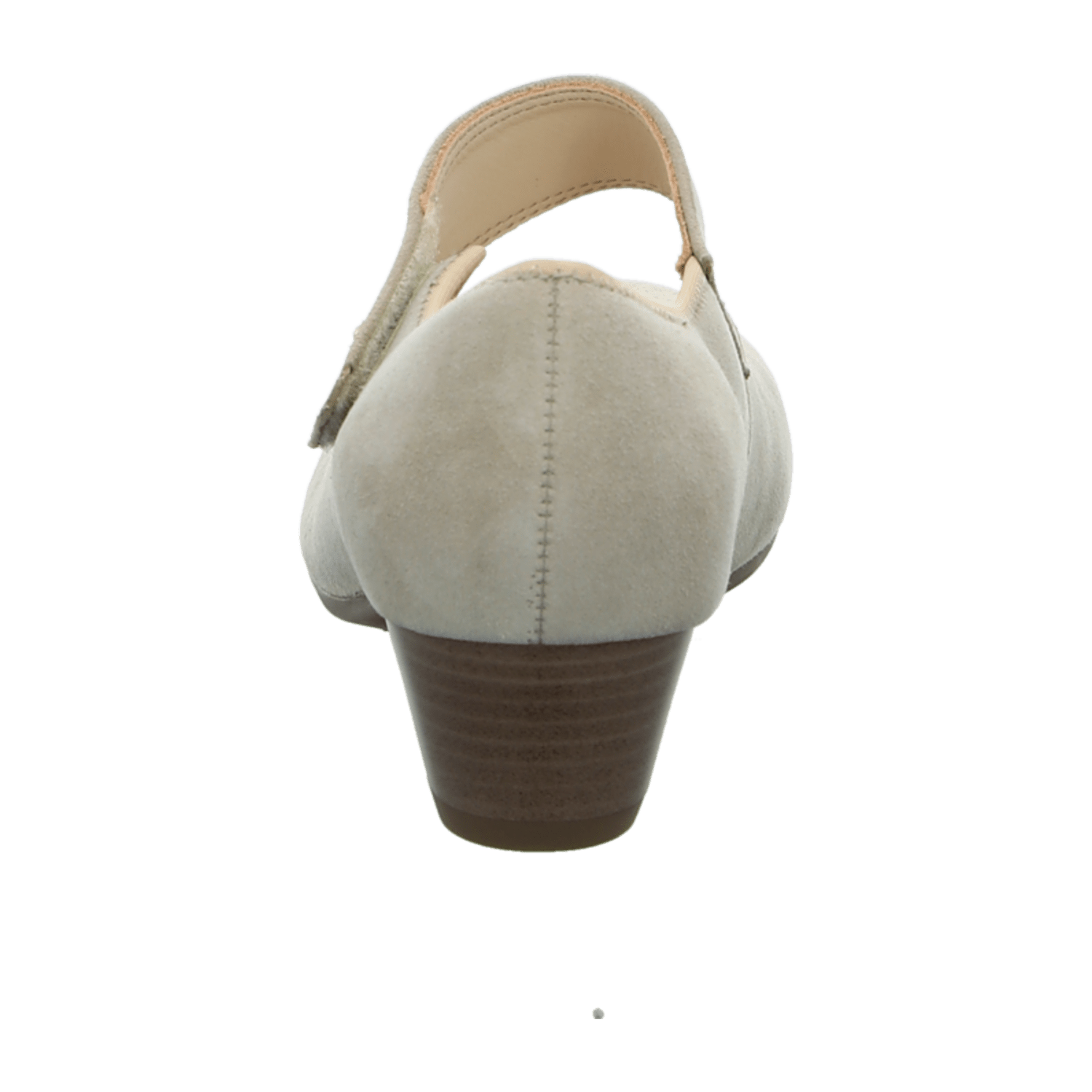 ARA CATANIA Women's Beige Suede Pumps - Round Toe Pull-On Style