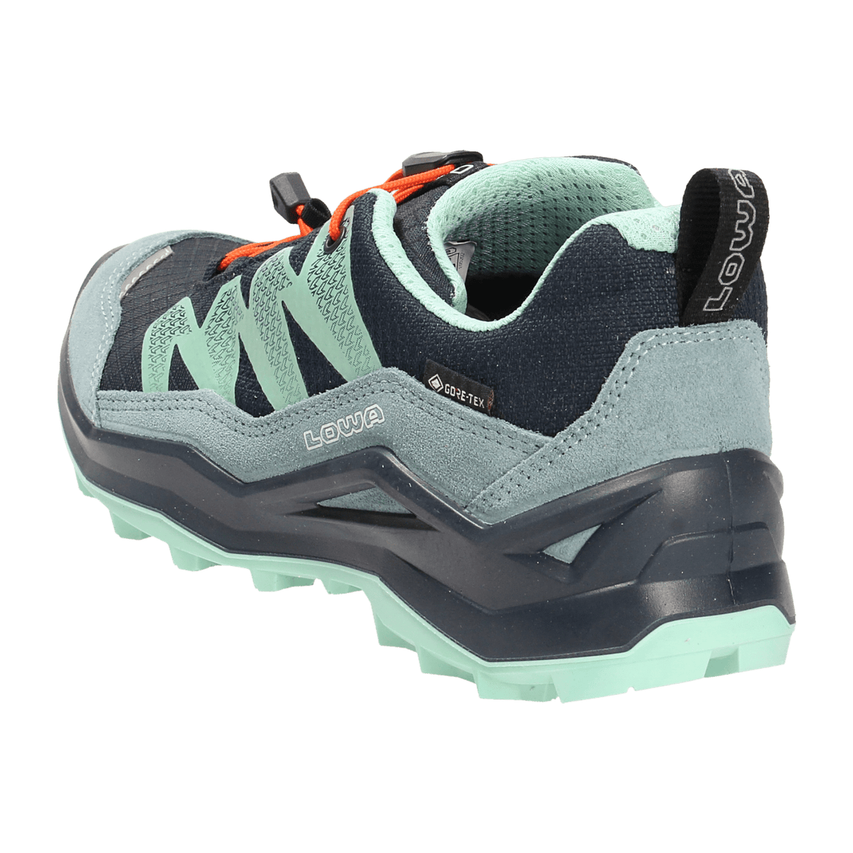 LOWA Maddox Pro GTX LO JR Kids Hiking Shoes Navy Waterproof