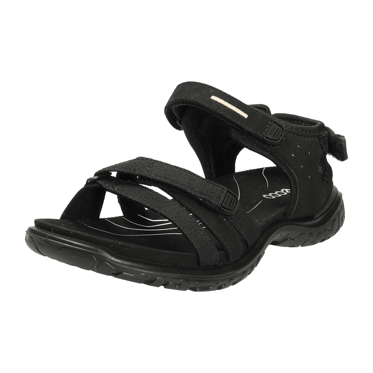 ECCO Offroad Roam Women's Sandals Black Leather Textile - Adjustable Straps