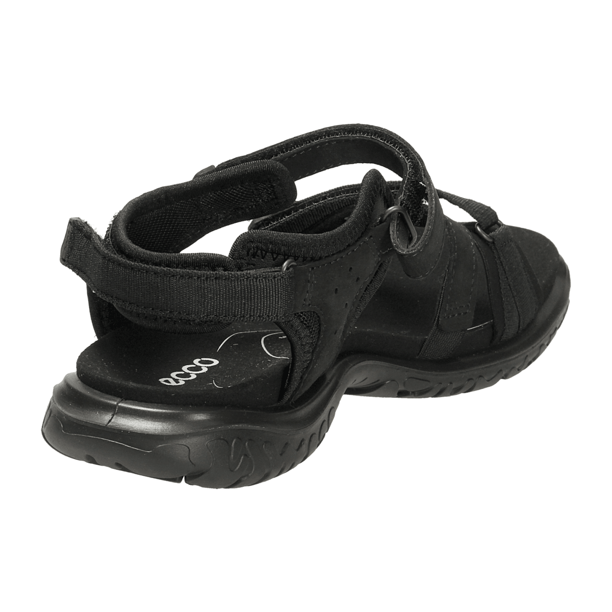 ECCO Offroad Roam Women's Sandals Black Leather Textile - Adjustable Straps