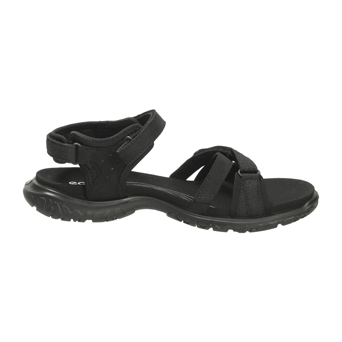ECCO Offroad Roam Women's Sandals Black Leather Textile - Adjustable Straps