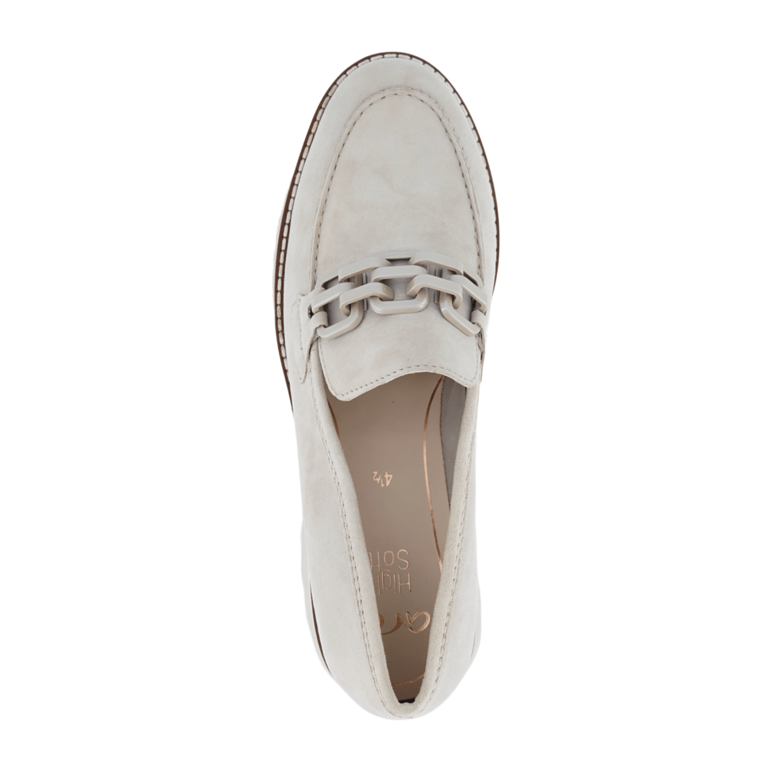 ARA Kent Slipper Sand for Women - Suede Moccasin in Beige