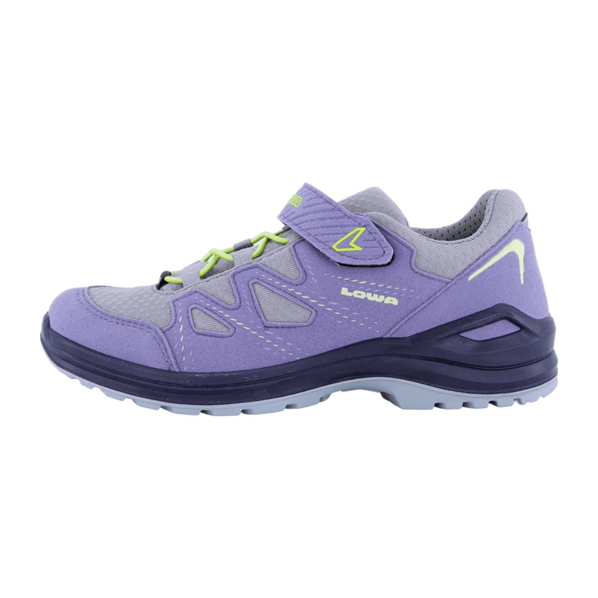 LOWA INNOX EVO II GTX LO JR Kids Hiking Shoes Purple Waterproof