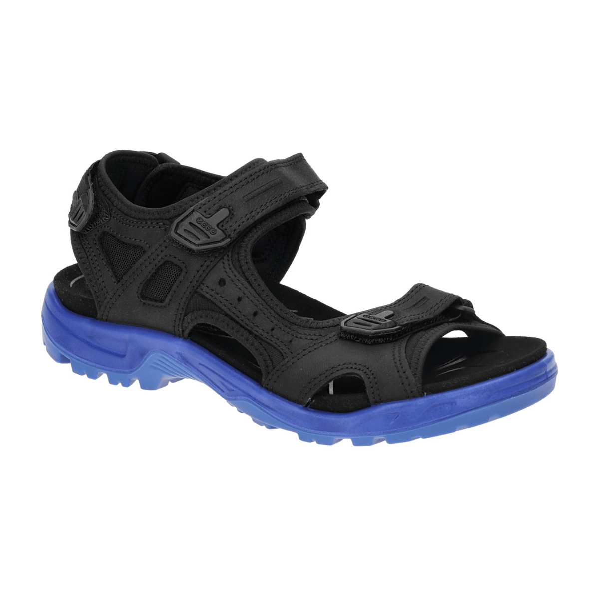 ECCO Offroad Vintage Men's Sport Sandals Black Leather