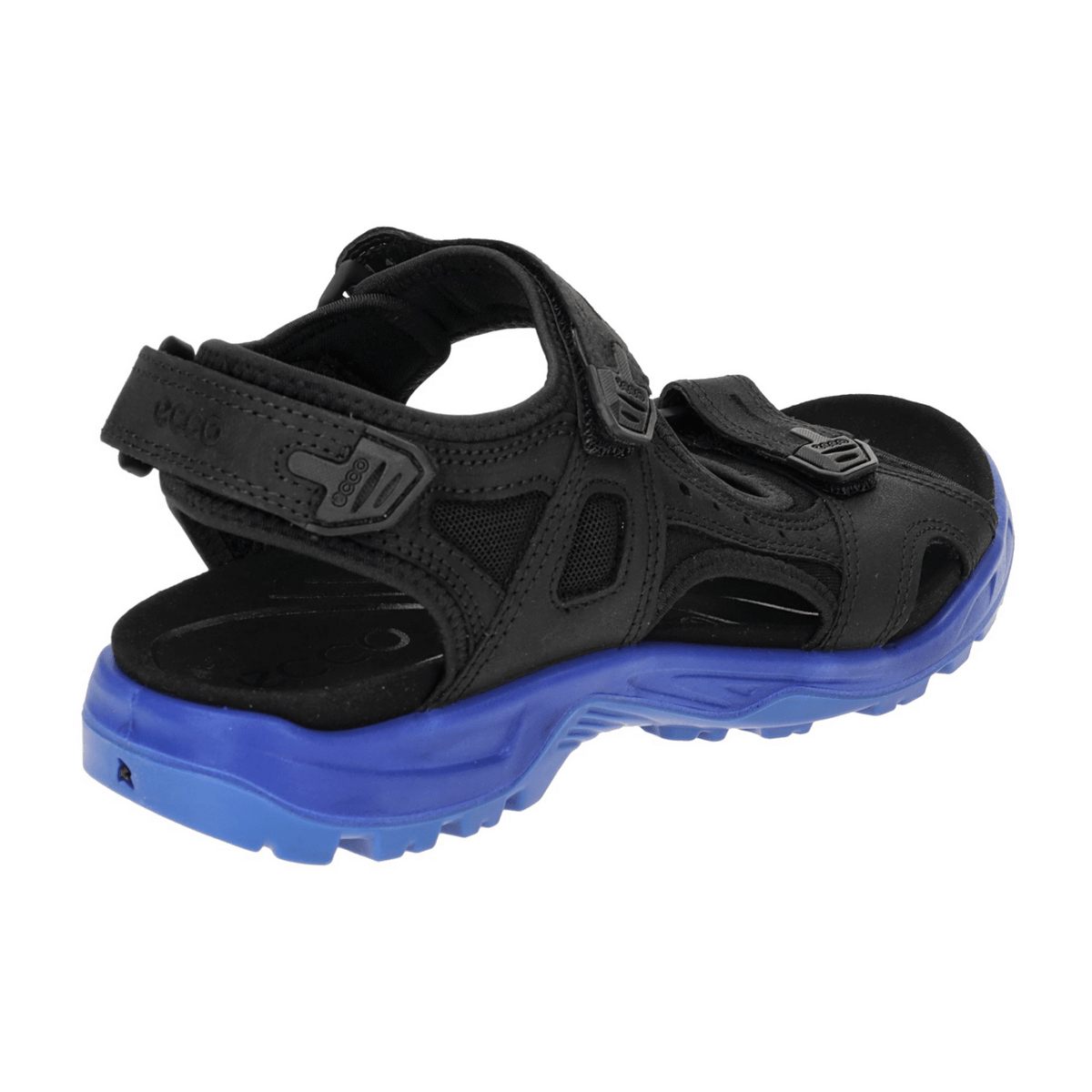 ECCO Offroad Vintage Men's Sport Sandals Black Leather