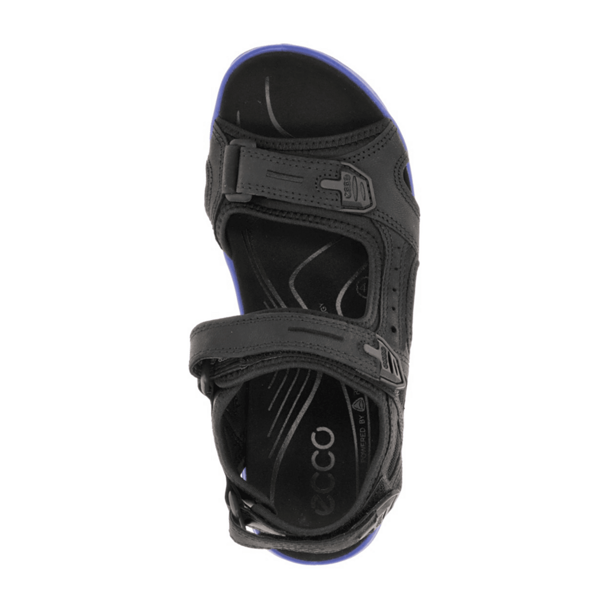 ECCO Offroad Vintage Men's Sport Sandals Black Leather
