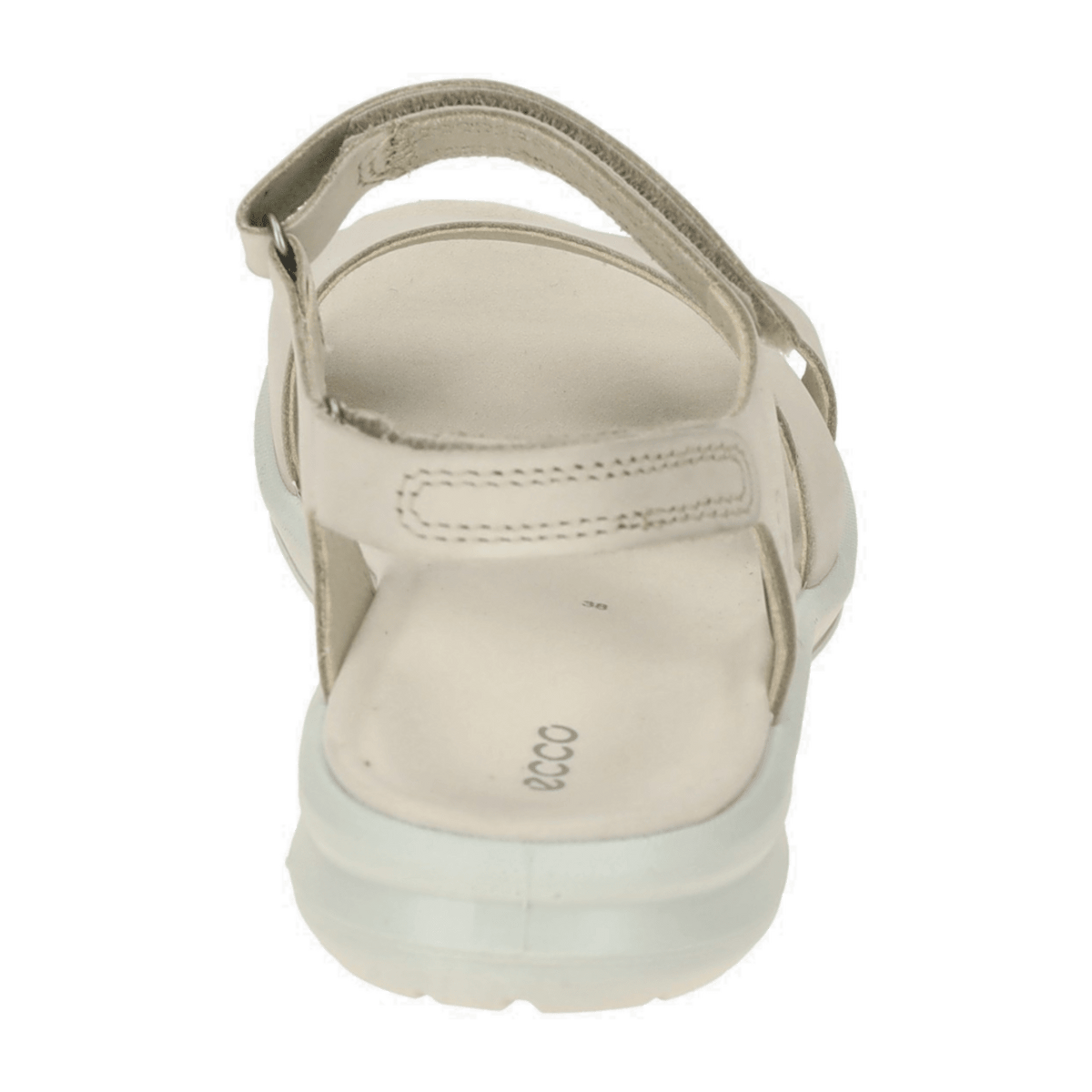 ECCO Cruise III Women's Fashion Sandals - Beige Leather Open Toe