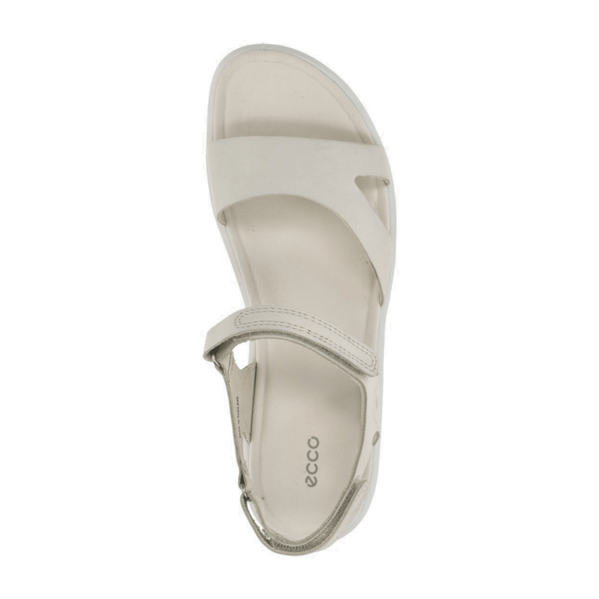 ECCO Cruise III Women's Fashion Sandals - Beige Leather Open Toe