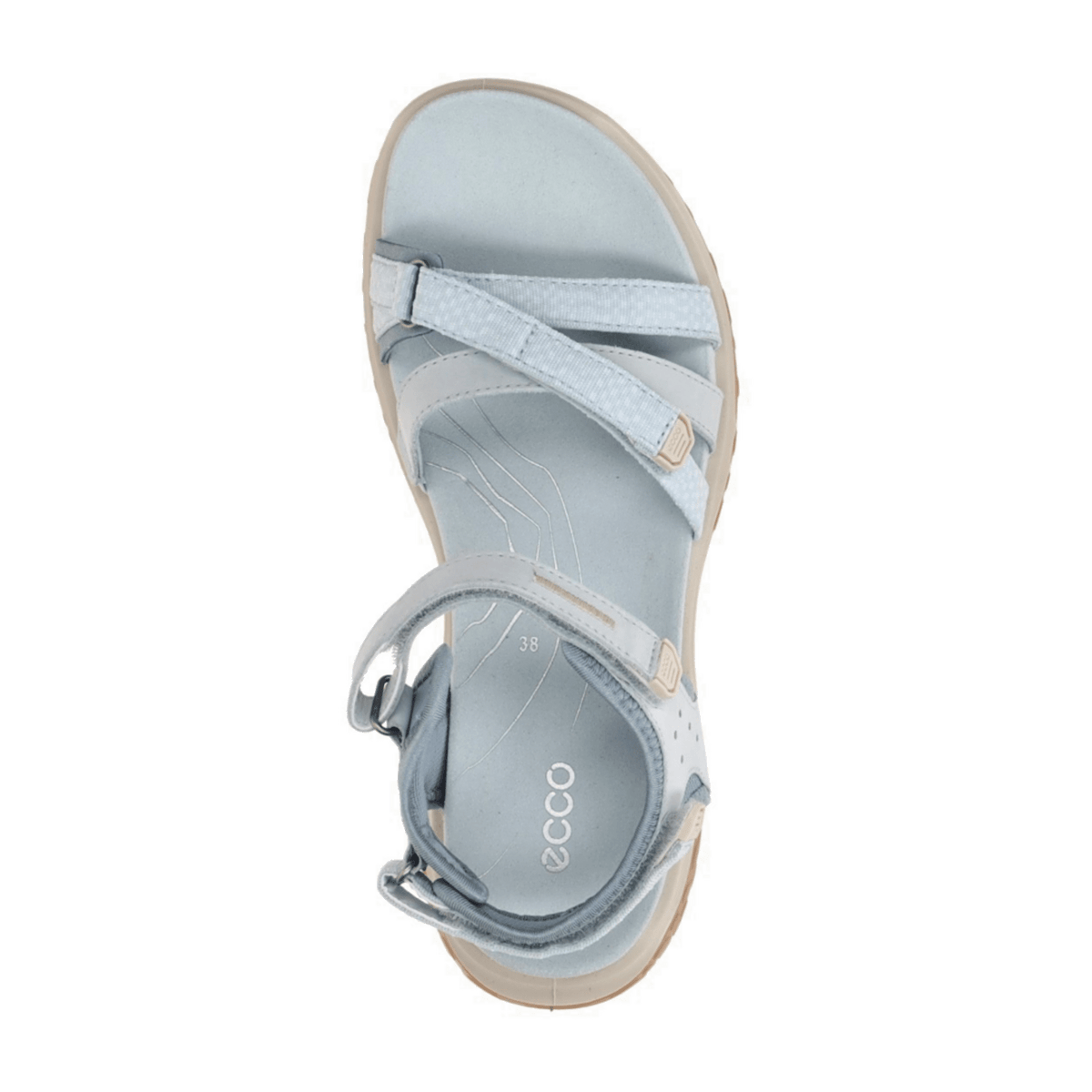 ECCO Offroad Roam Women's Sport Sandals Air Blue Leather