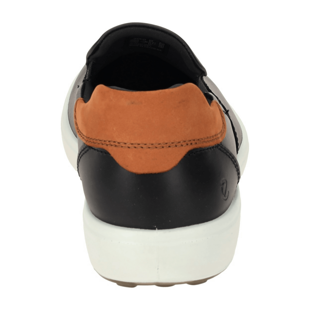 ECCO Soft 7 Easy Slip Men's Sneakers - Black Cognac