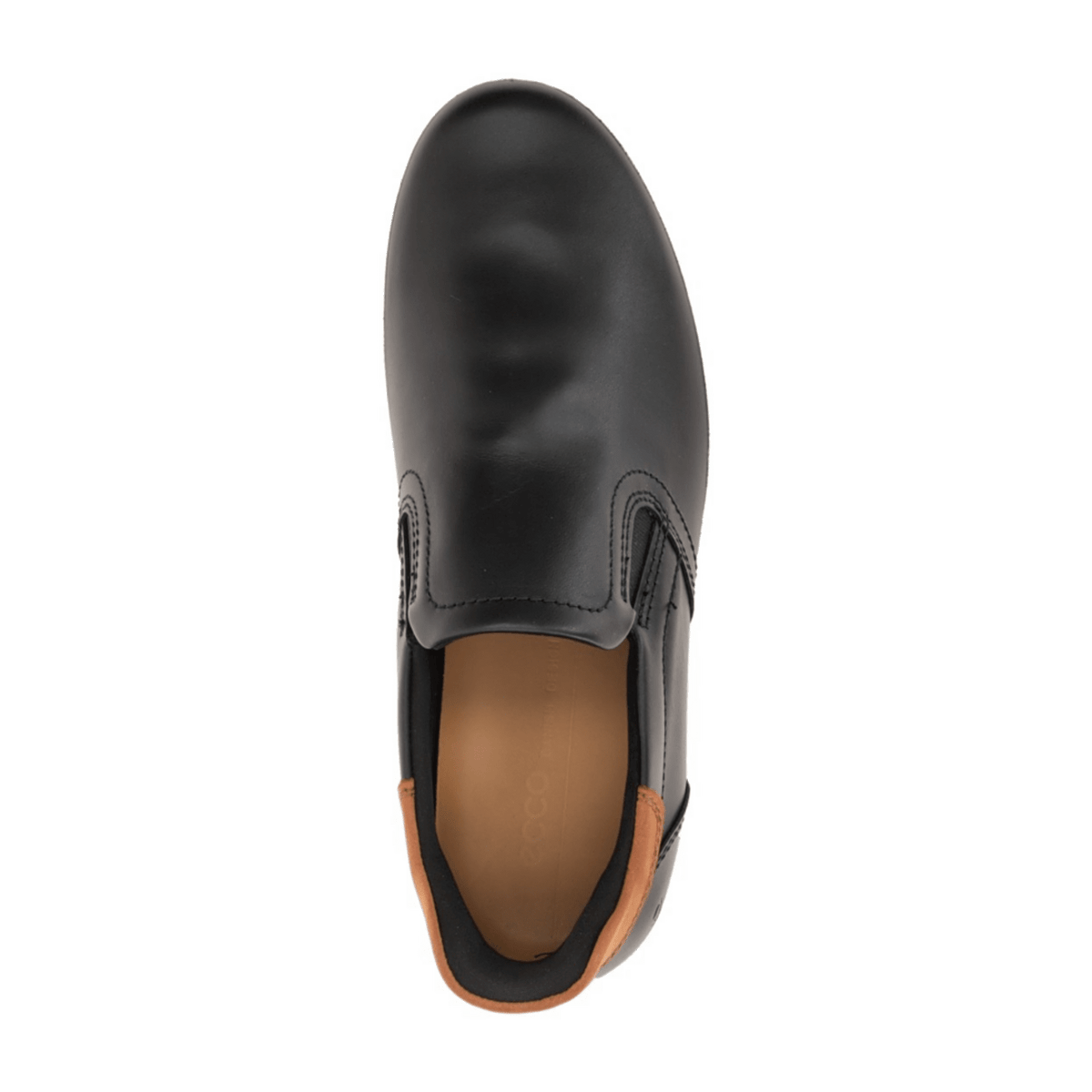 ECCO Soft 7 Easy Slip Men's Sneakers - Black Cognac