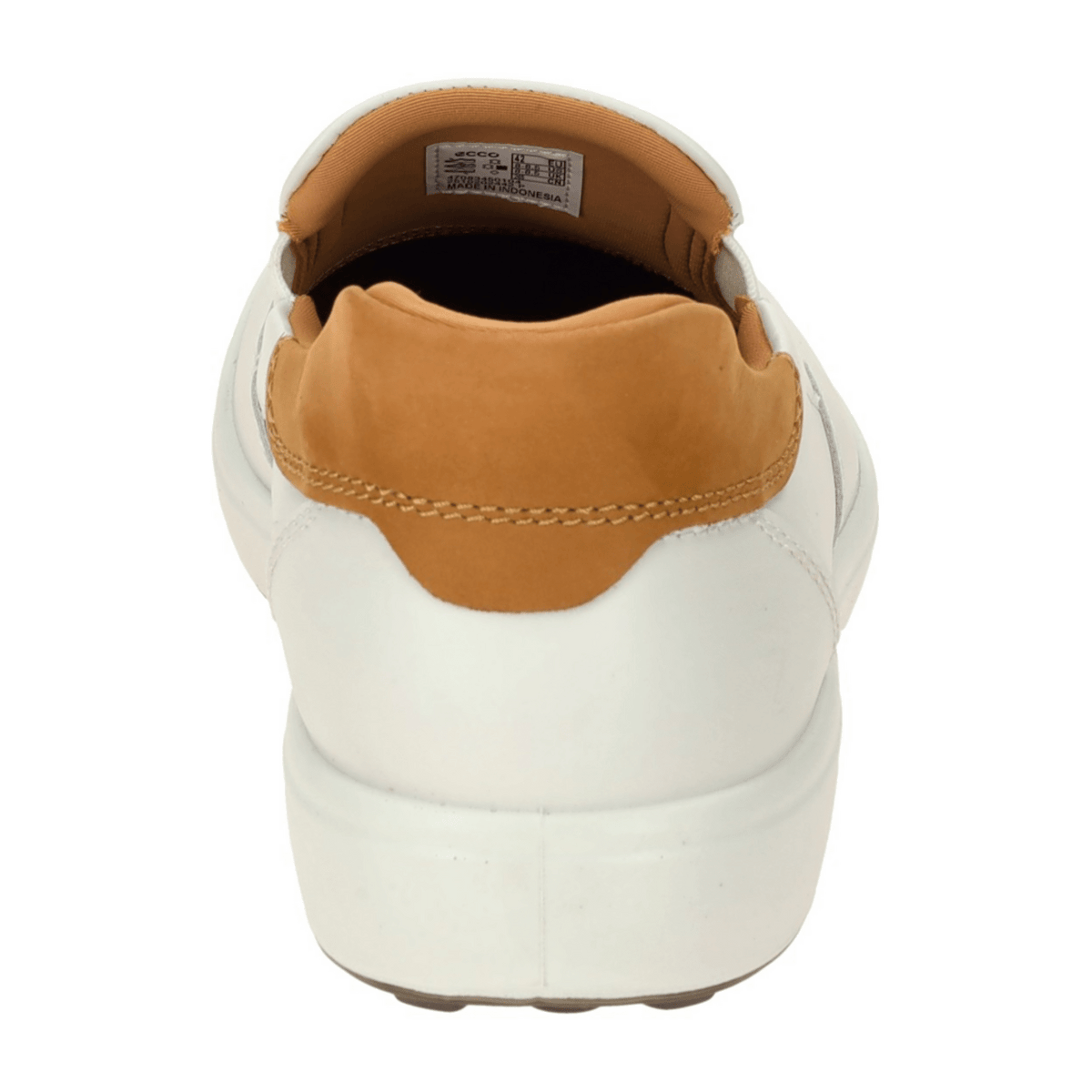 ECCO Soft 7 Men's Lace-Up Shoes White Leather
