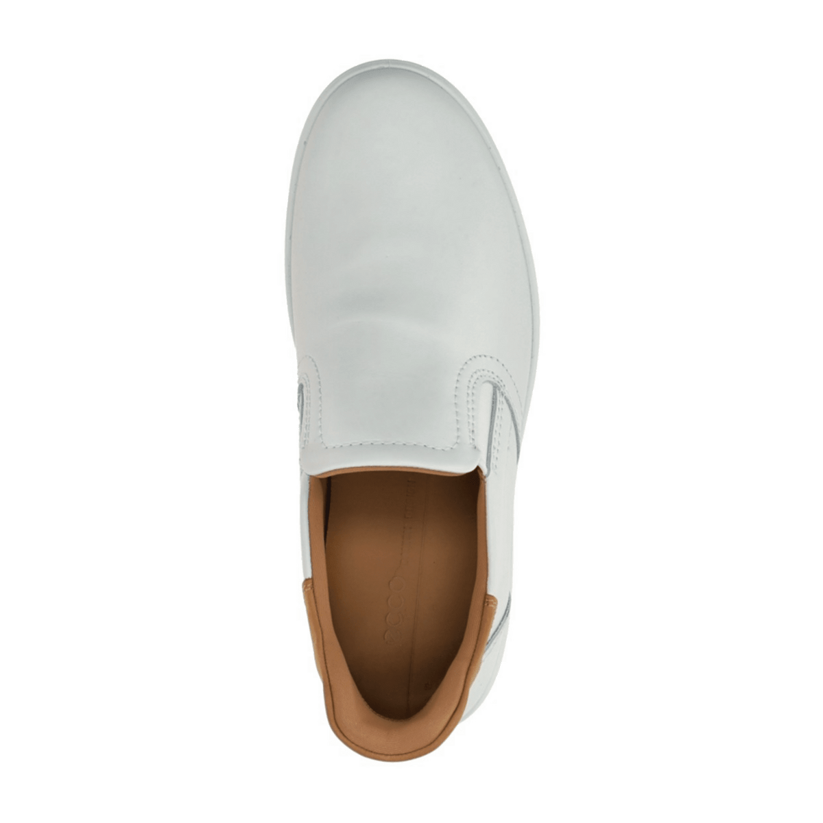 ECCO Soft 7 Men's Lace-Up Shoes White Leather