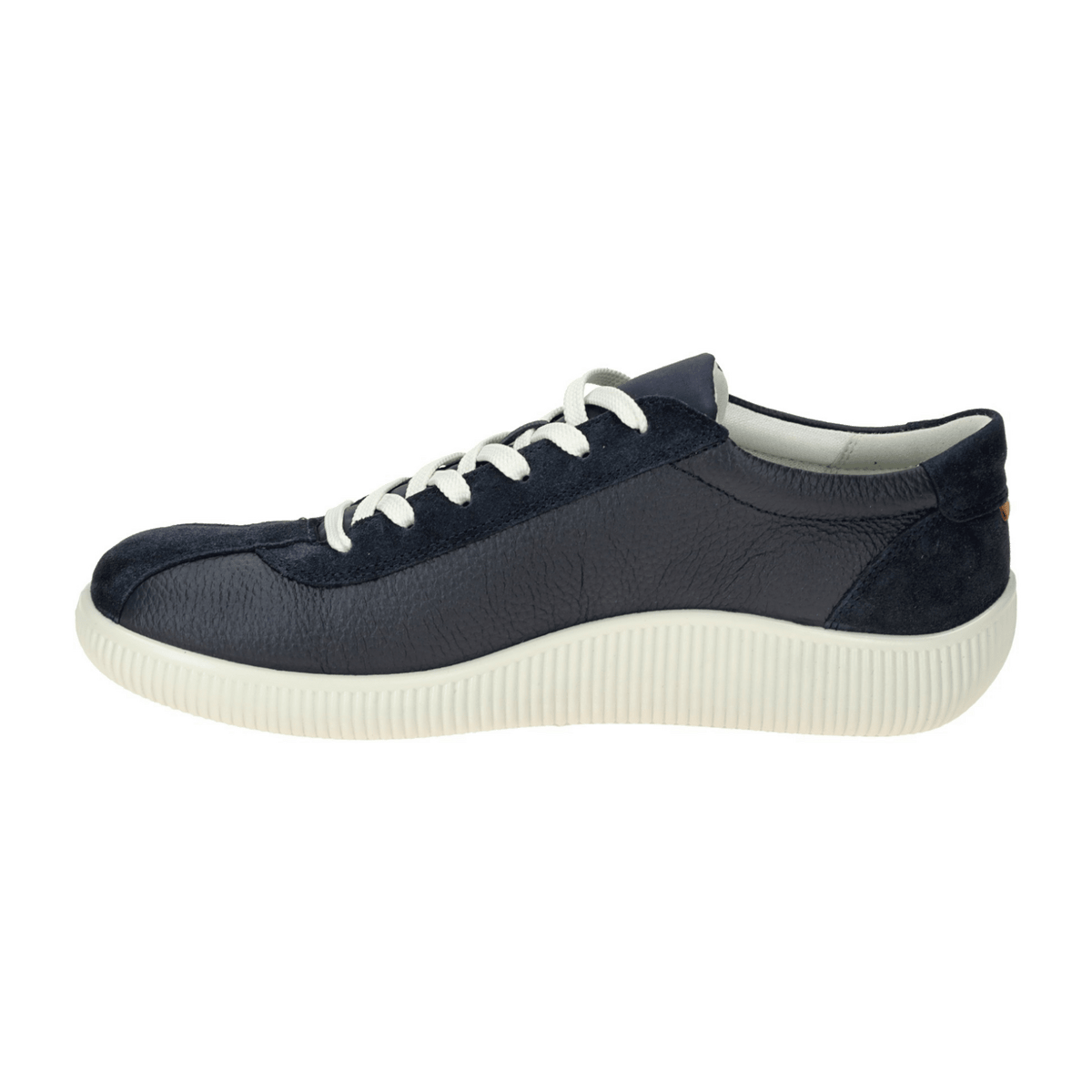 ECCO Men's Soft Zero Lace-Up Trainers Dark Blue