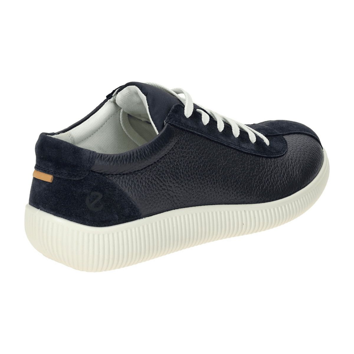 ECCO Men's Soft Zero Lace-Up Trainers Dark Blue