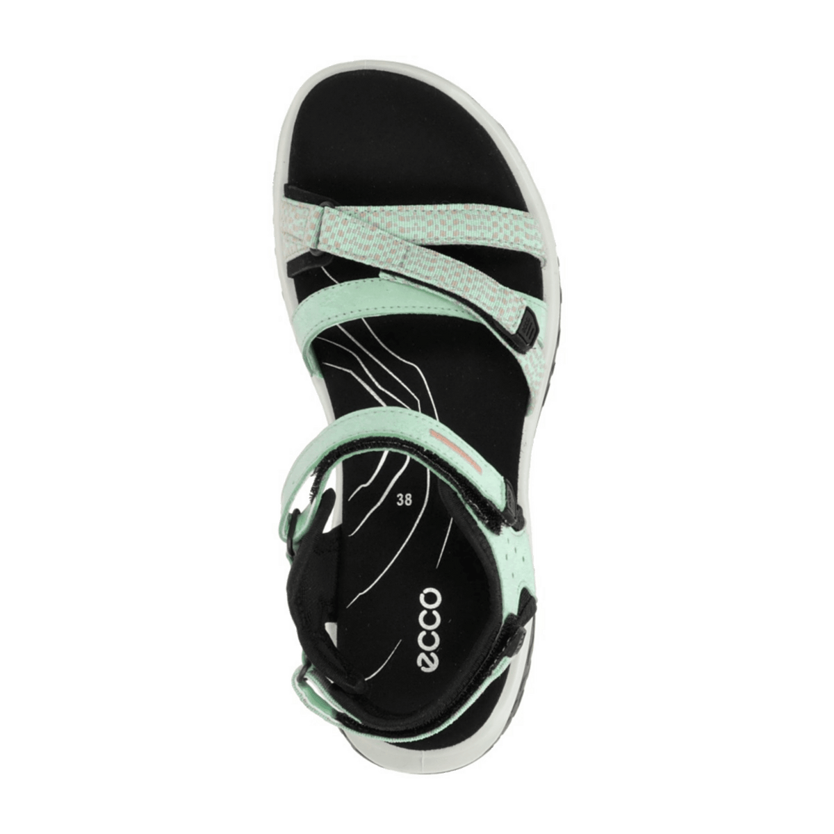 ECCO Offroad Women's Sandals Light Green - Open Toe Summer Shoes