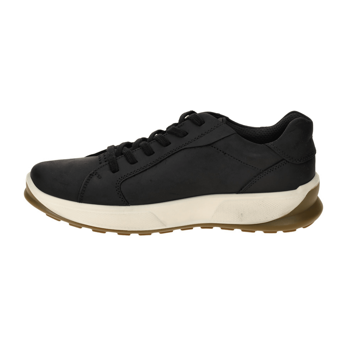 ECCO BYWAY Men's Sneakers Black Leather - Sporty Low-Top Shoes