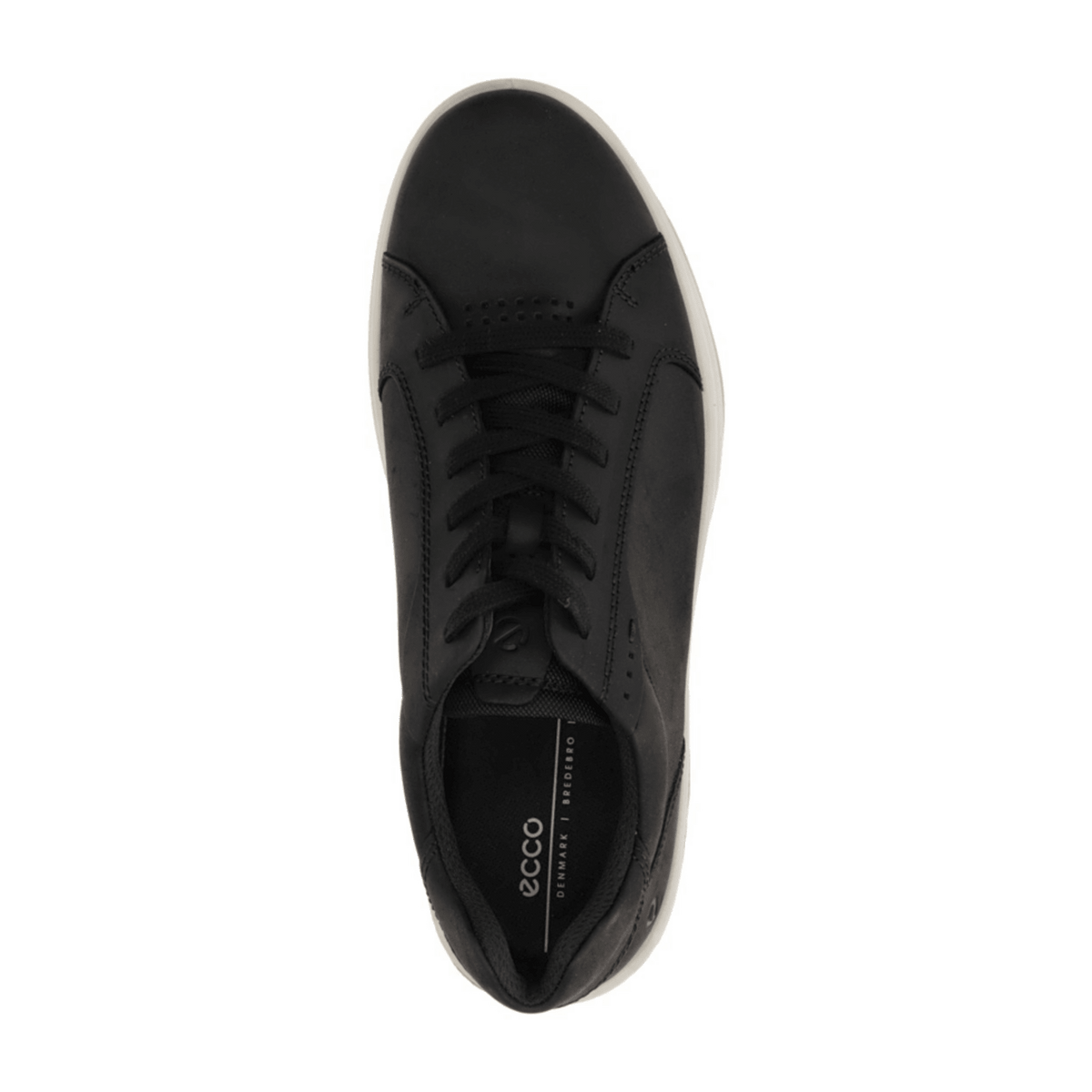 ECCO BYWAY Men's Sneakers Black Leather - Sporty Low-Top Shoes