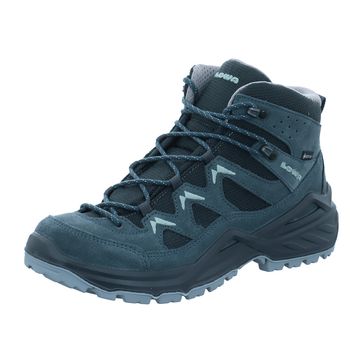 LOWA Renegade GTX Mid Women's Hiking Boots Green Suede